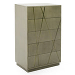 Nixa - Modern Wide Birch + Brushed Bronze Chest by VIG Furniture - View 3