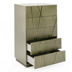 Nixa - Modern Wide Birch + Brushed Bronze Chest by VIG Furniture - View 5