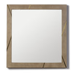 Nixa - Modern Beige Velvet + Brushed Bronze + Birch Bedroom Set-Eastern King