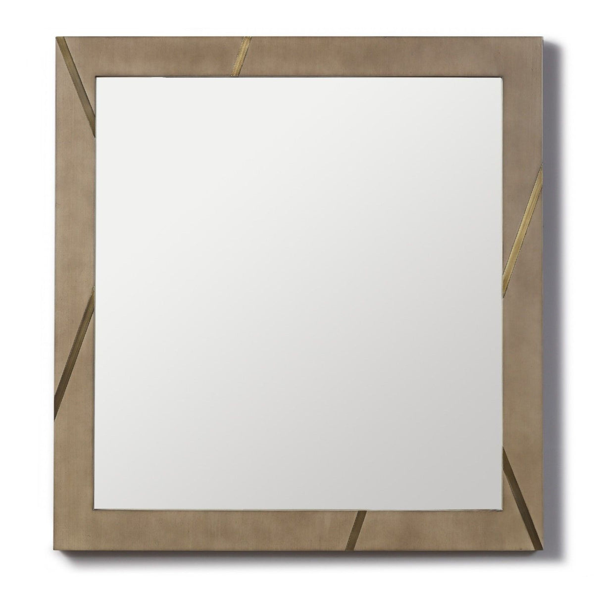 Nixa - Modern Beige Velvet + Brushed Bronze + Birch Bedroom Set-Eastern King