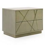 Nixa - Modern Wide Birch + Brushed Bronze Nightstand by VIG Furniture - View 6