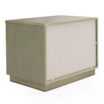 Nixa - Modern Wide Birch + Brushed Bronze Nightstand by VIG Furniture - View 9