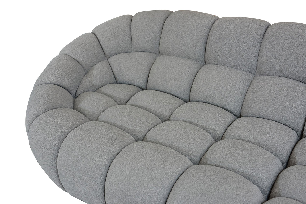 Yolonda - Modern Light Grey Curved Sectional Sofa by VIG Furniture - View 7