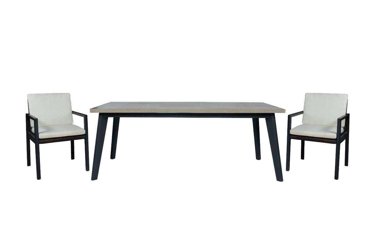Cuba - Outdoor Concrete Dining Table by VIG Furniture - View 3