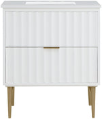 Modernist - Bathroom Vanity With Gold Legs