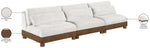 Turin - Chenille Fabric Upholstered Modular Sectional - Cream