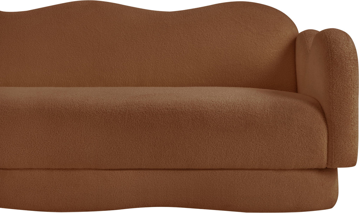 Bloom - Teddy Fabric Sofa - Saddle