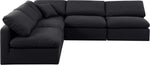 Indulge - Linen 5 Piece Modular Corner Armless Sectional