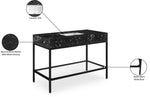 Marmo - Engineered Marble Bathroom Vanity With Black Base