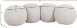 Apollo - Boucle Fabric Bench