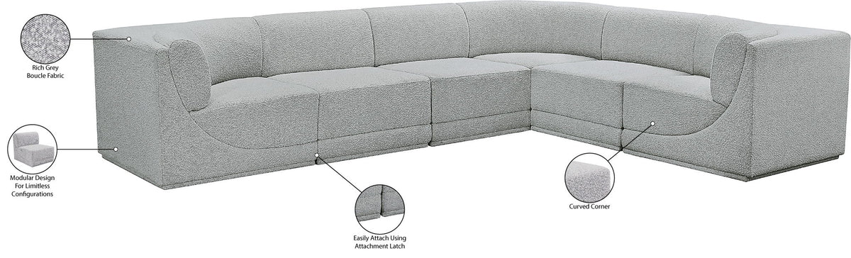Ollie - 6 Piece Modular Sectional
