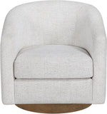 Modra - Performance Fabric Upholstered Swivel Accent Chair