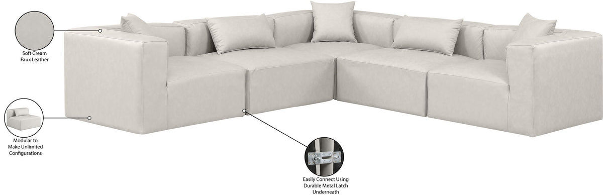 Cube - 5 Piece Modular Corner Sectional