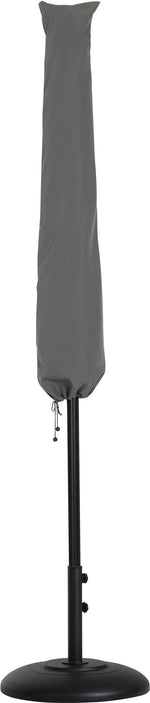Amalfi - Patio Umbrella - Black Base / Black Pole