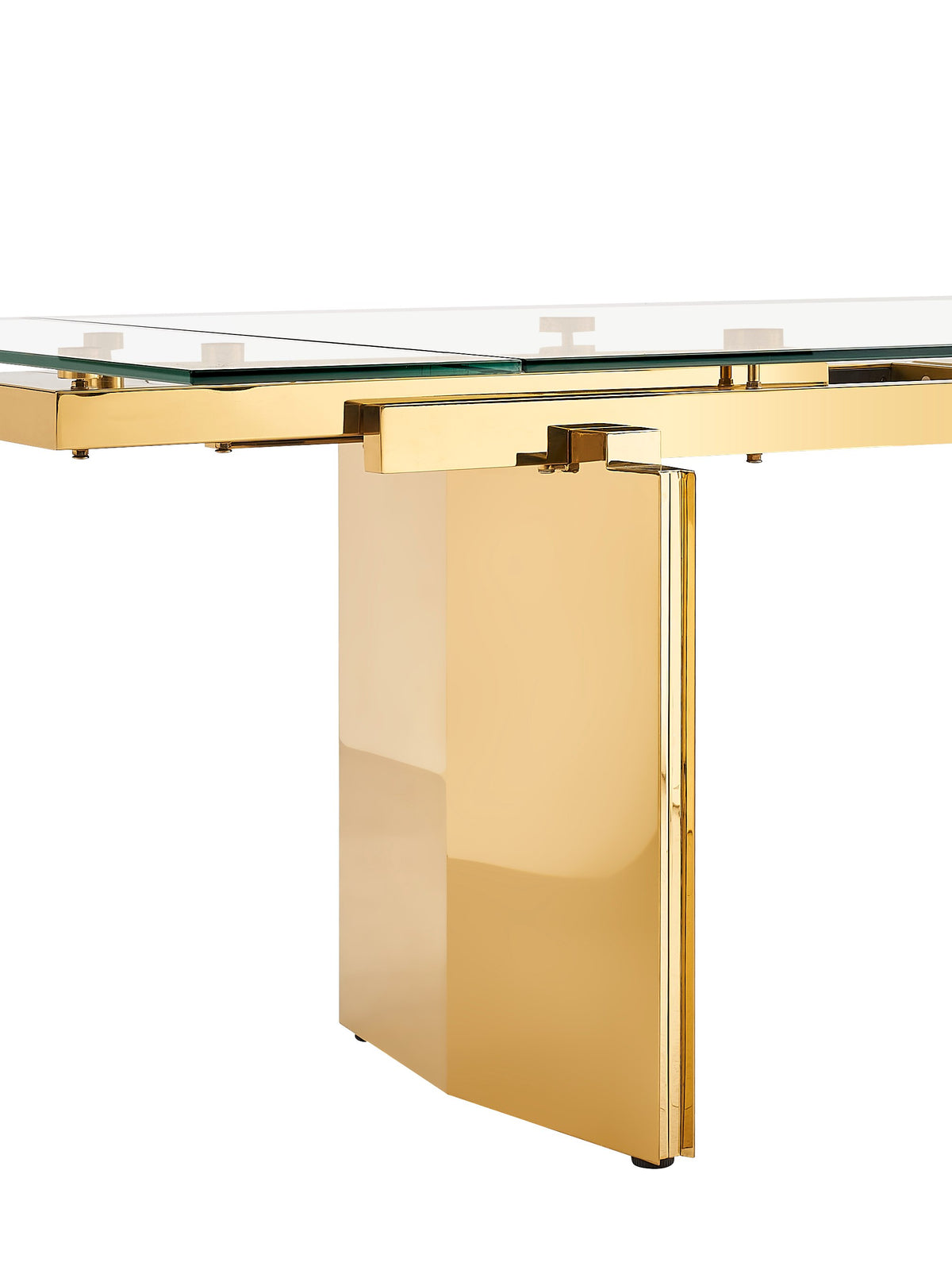 Nassim - Glam Glass Extendable Dining Table by VIG Furniture - View 5