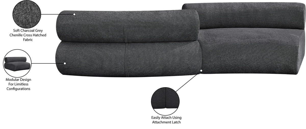 Bale - 2 Piece Curved Modular Sofa