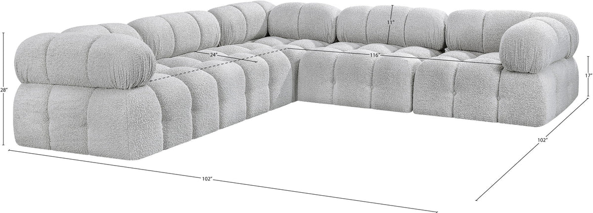 Ames - 5 Piece Modular Sectional