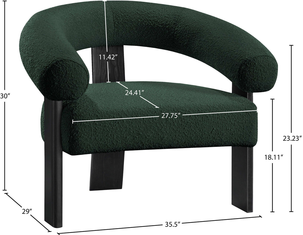 Winston - Accent Chair With Black Legs