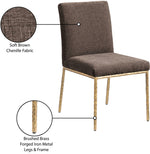 Reeves - Dining Side Chair (Set of 2) - Gold Base