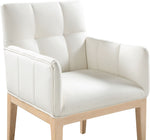 Adrian - Dining Arm Chair (Set of 2) - Light Brown Legs