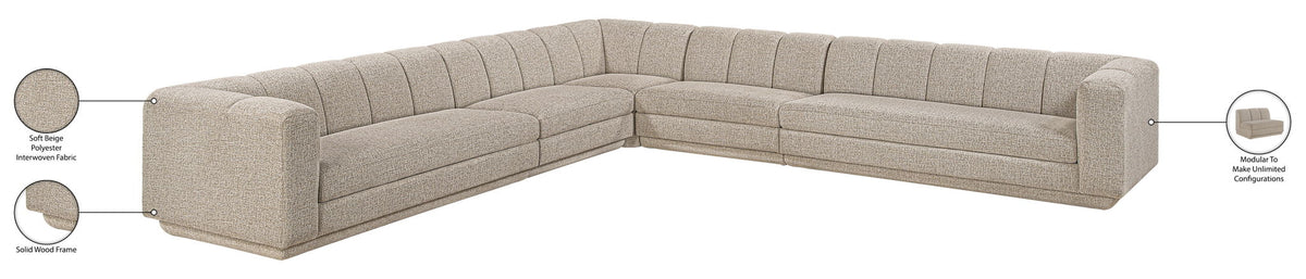 Modari - Sectional - Beige