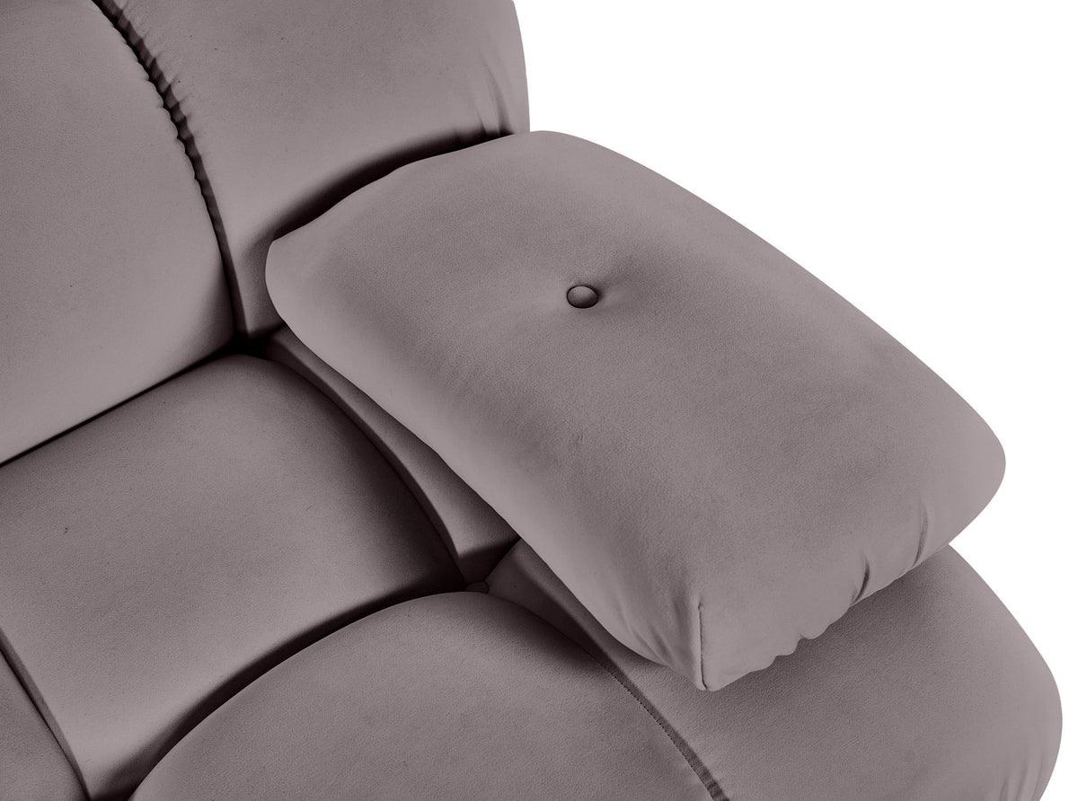 Orin - Velvet Performance Fabric Upholstered 2 Piece Modular Sofa
