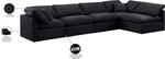 Indulge - Velvet 5 Piece Modular Sectional
