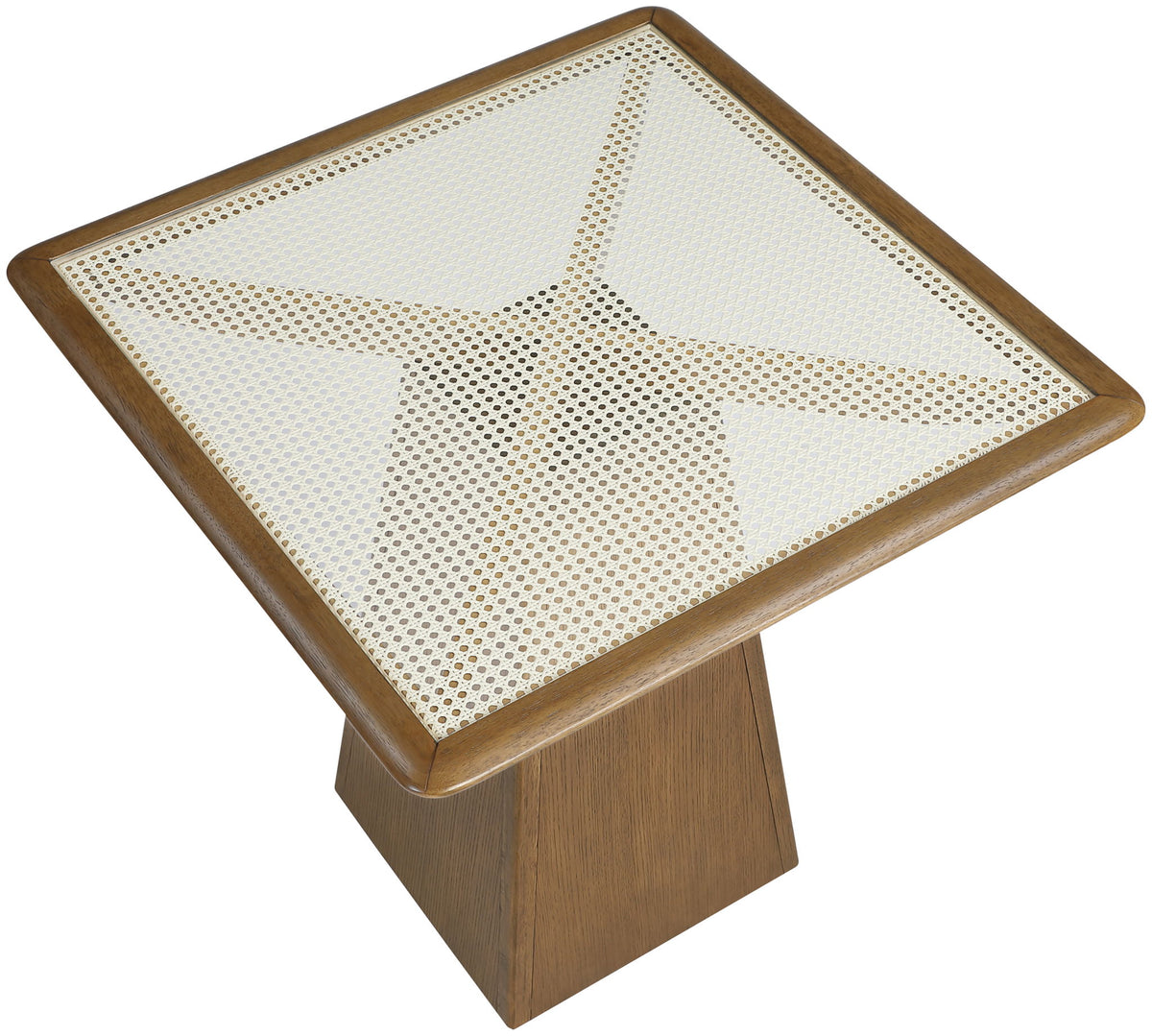 Atrium - Glass Top And Wood Base Dining Table