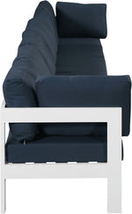 Nizuc - Outdoor Patio 6 Seat Modular Sofa With White Frame