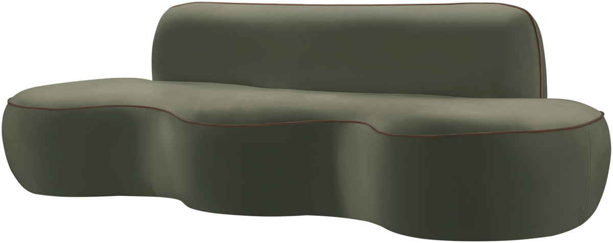 Swerve - Velvet 101" Upholstered Sofa