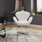 Manhattan Raspberry - Swivel Lounge Chair