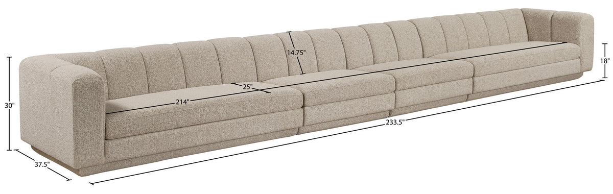 Modari - Sectional - Beige