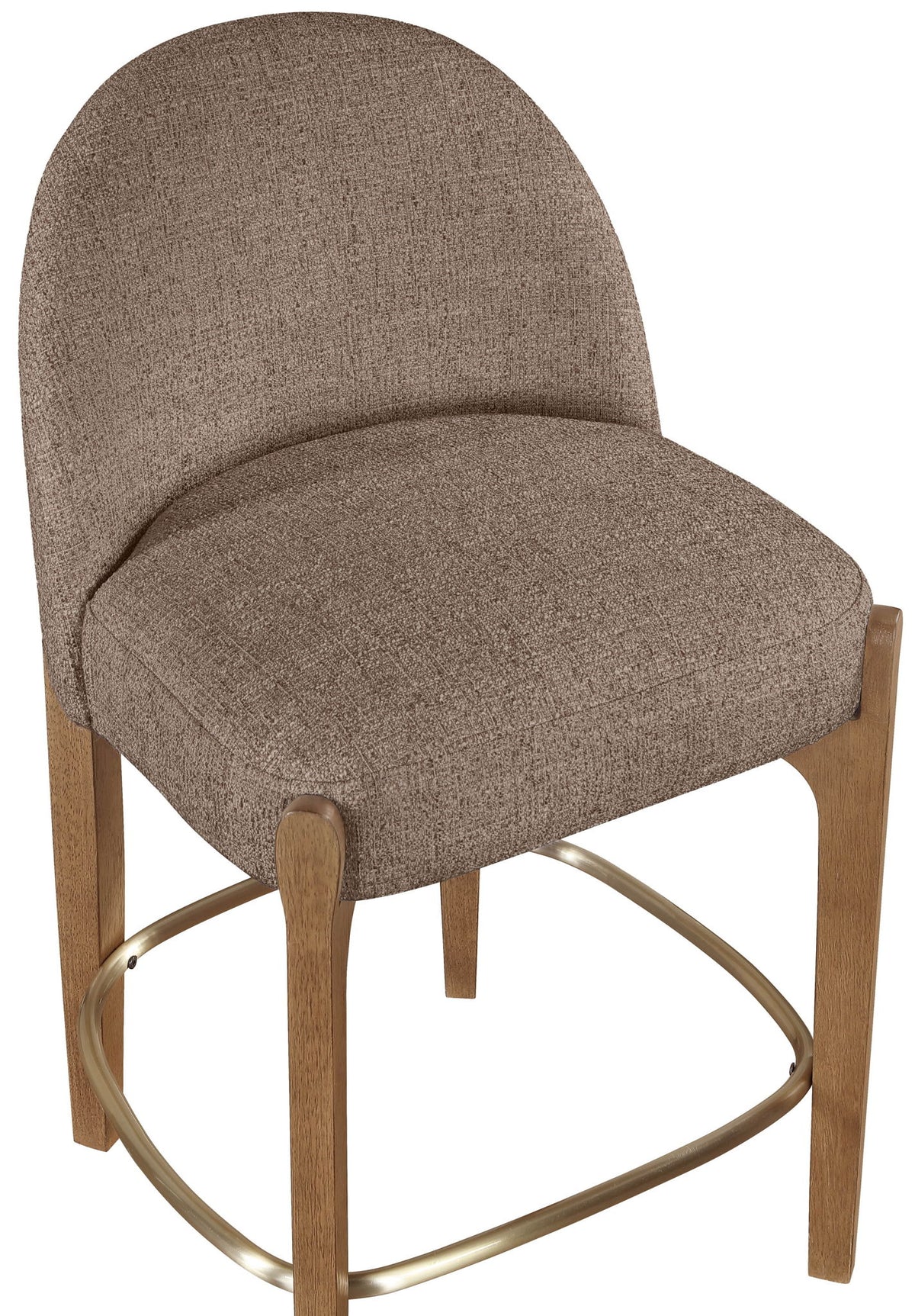 Torino - Counter Stool With Brushed Brown Base