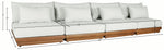Mirella - 4 Piece Water Resistant Fabric Outdoor Patio Modular Sectional