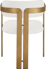 Aurum - Linen Textured Fabric Upholstered Dining Chair (Set of 2)
