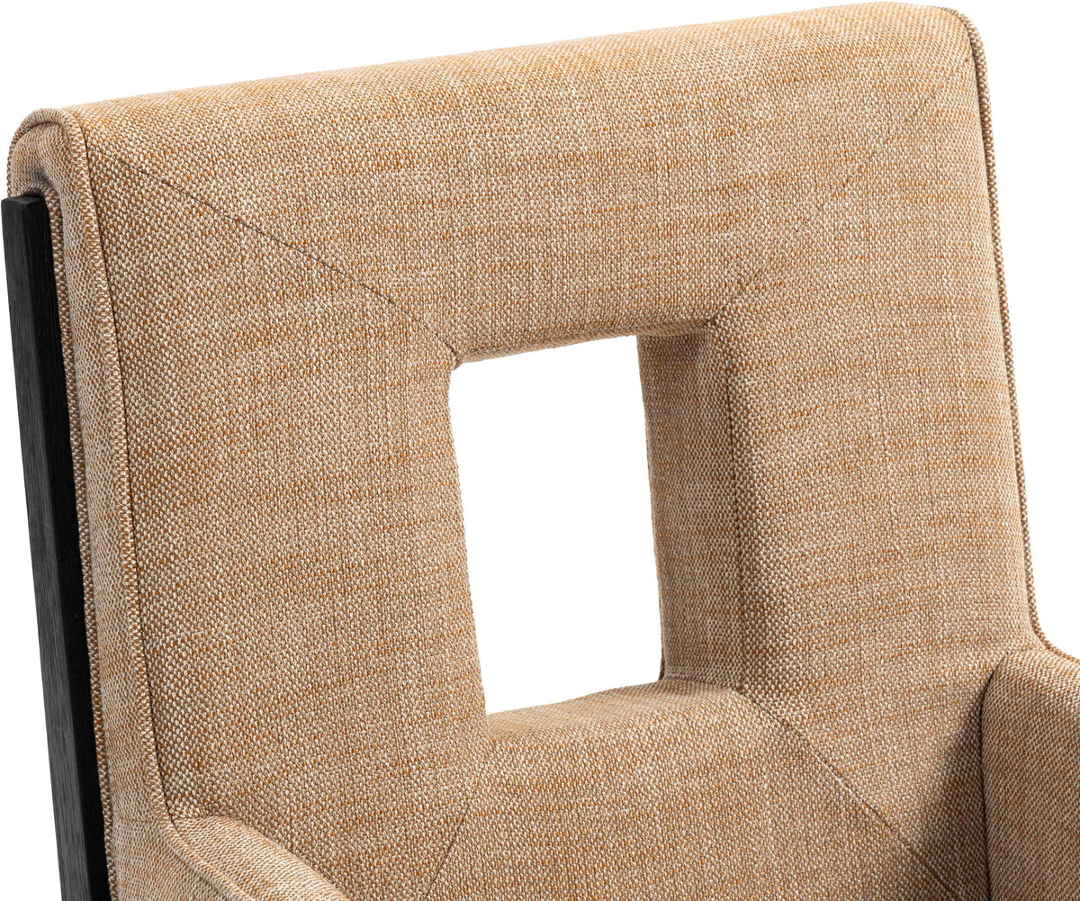Gwendolyn - Dining Arm Chair With Black Frame