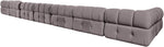 Orin - Velvet Performance Fabric Upholstered 8 Piece L-Shaped Sectional
