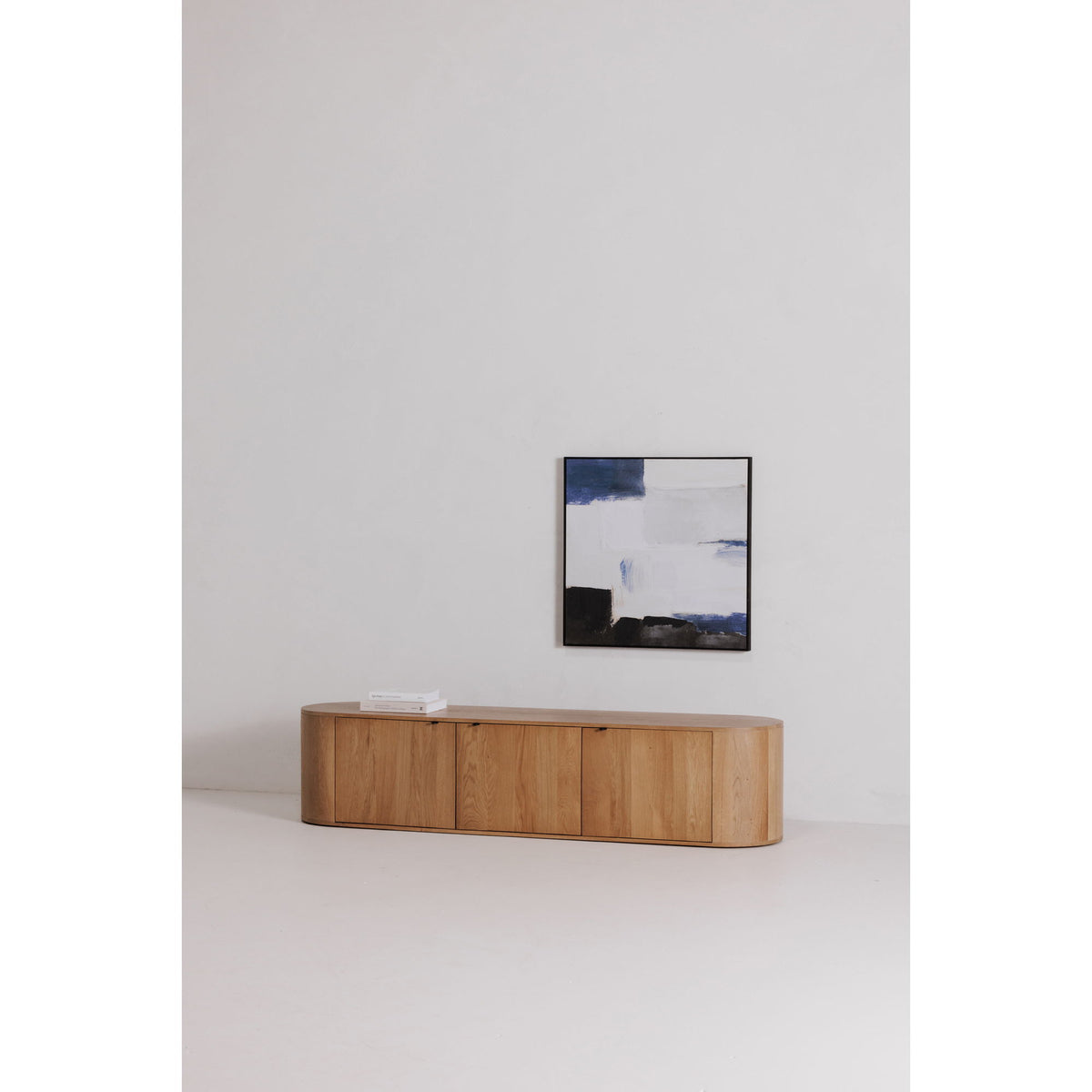 Theo - Media Bench - Natural Oak