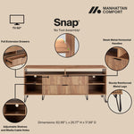 Manhattan Dumbo - Fluted TV Stand