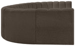 Arc - Boucle Fabric 8 Piece Modular Sofa