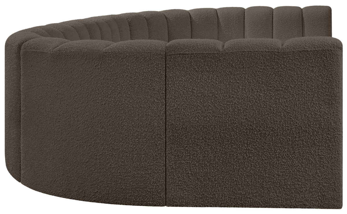Arc - Boucle Fabric 8 Piece Modular Sofa