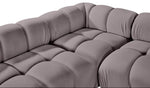 Orin - Fabric Velvet 4 Piece Modular Sectional