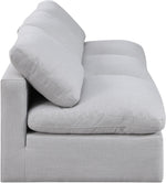 Indulge - Linen 3 Seat Modular Armless Sofa