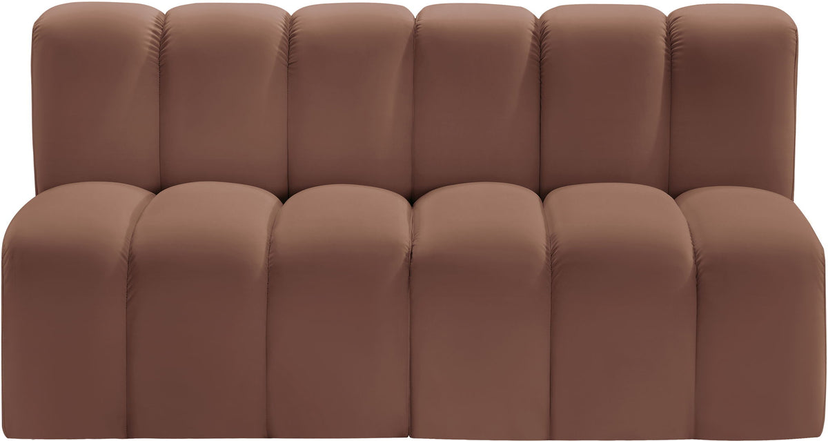 Arc - Faux Leather 2 Seats Modular Sofa
