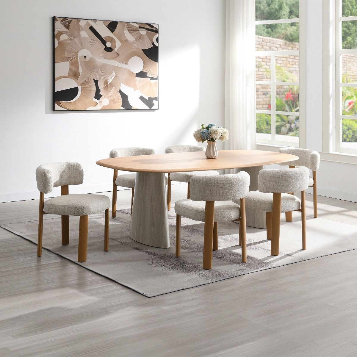 Ogin - Dining Table - Gray