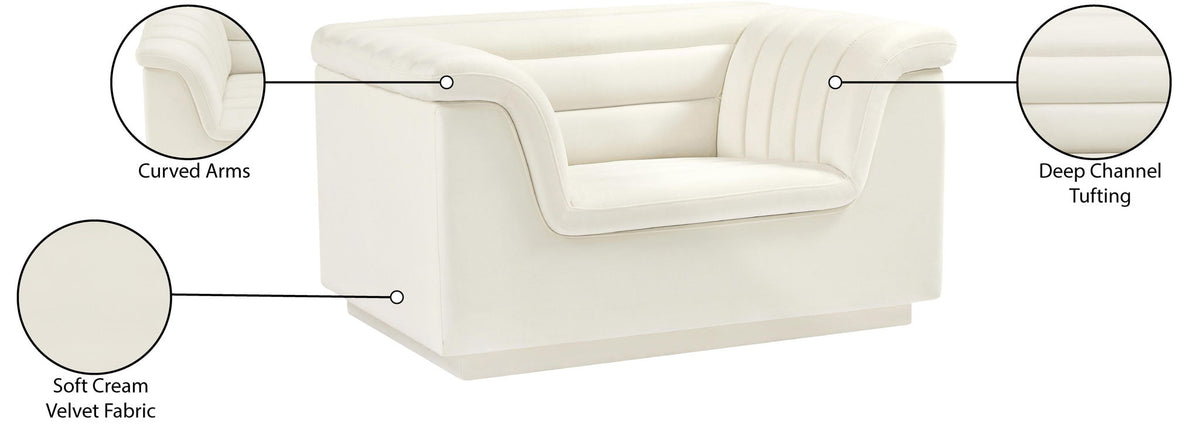 Cascade - Velvet Chair