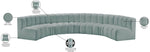 Arc - Faux Leather 7 Piece U-Shaped Modular Sofa