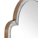 Brayden - Antique Arch Mirror - Plated Antique Brass