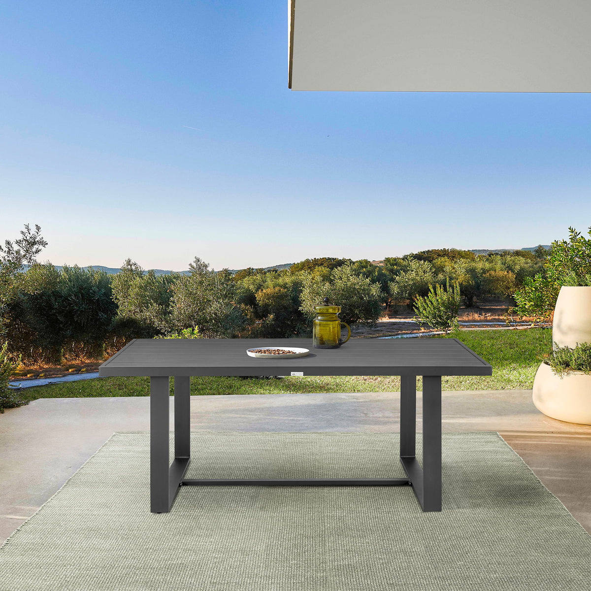 Menorca - Outdoor Patio Dining Table - Aluminum