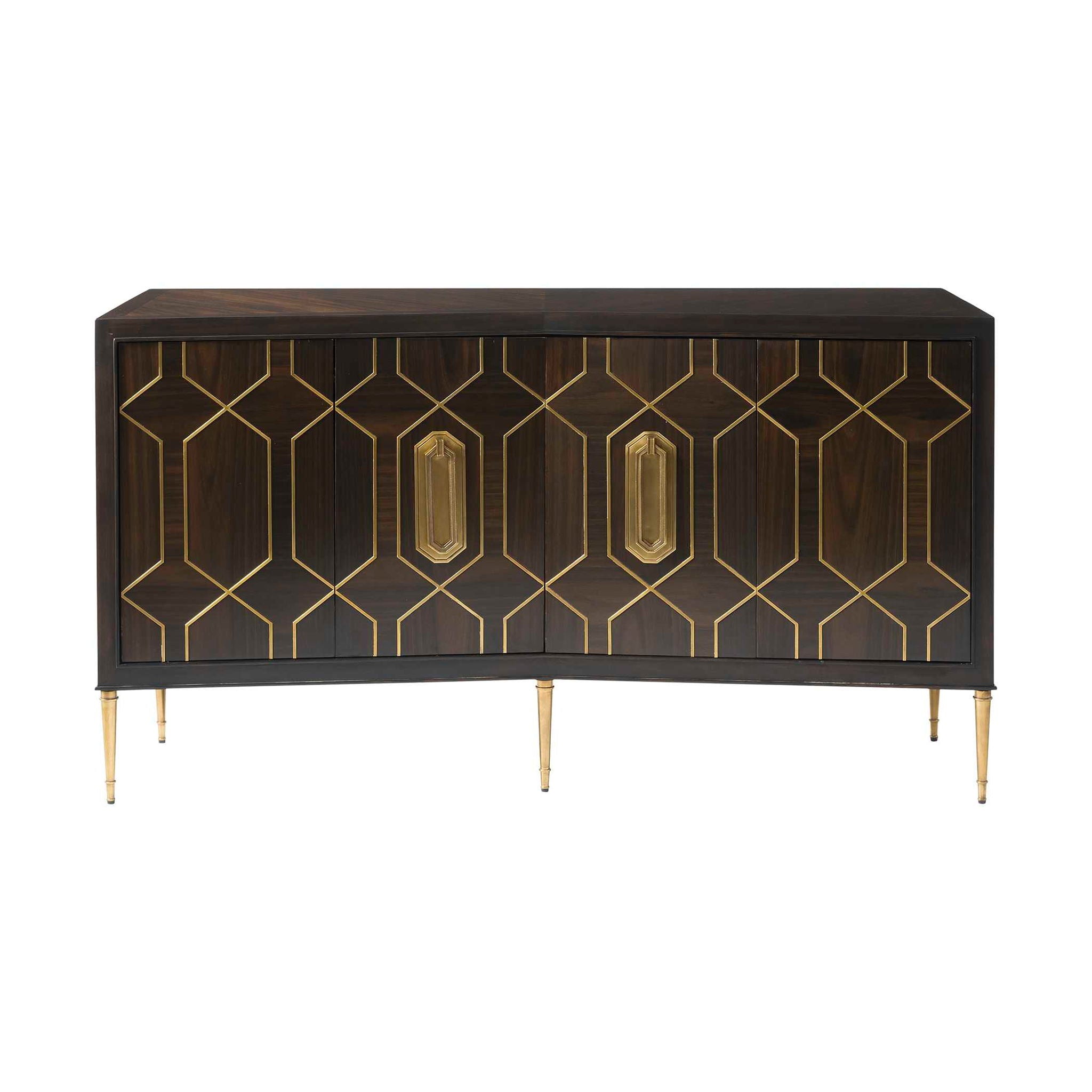 Put A Hex On You - Cabinet - Brown / Gold